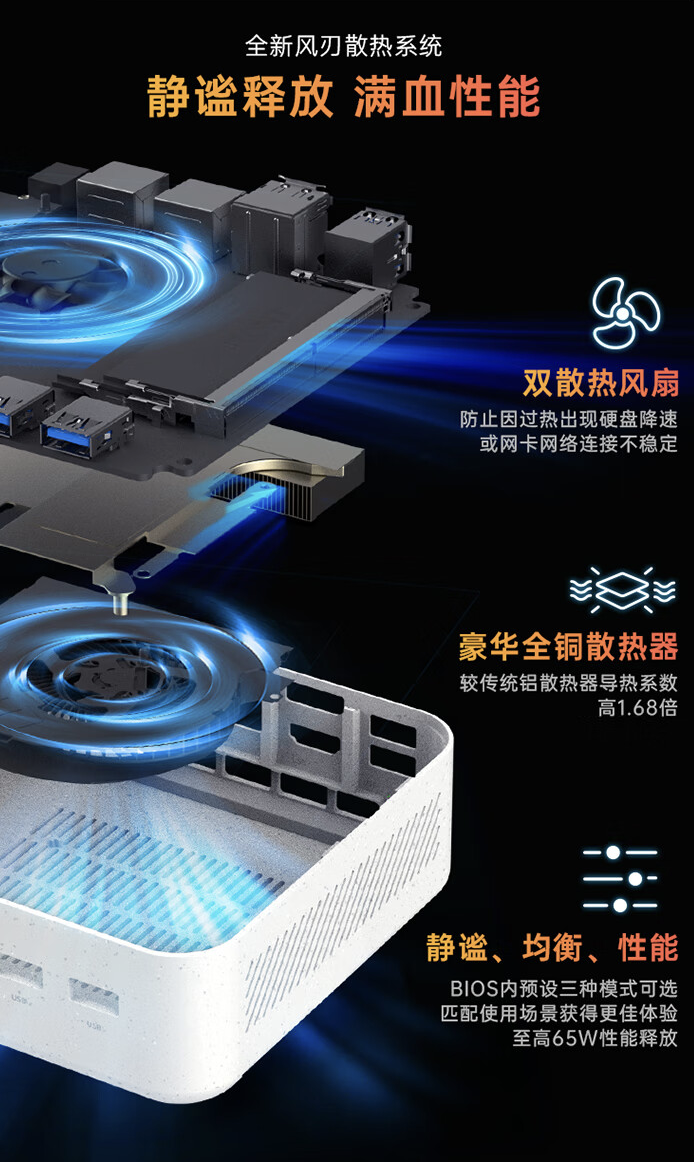 机械师创物者 MiniⅡ 迷你主机 R9-7940H “准系统版”上架:双 2.5G 网口,2799 元