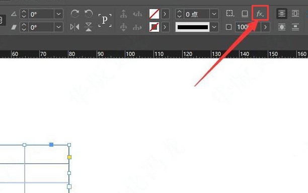InDesign表格怎么添加投影 InDesign表格添加投影的方法