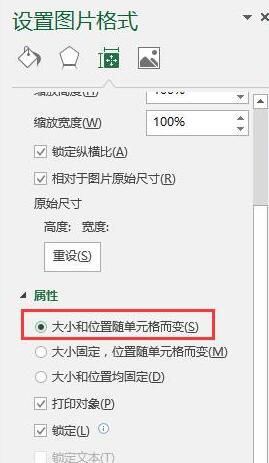 Excel设置图片和表格一起隐藏的操作流程