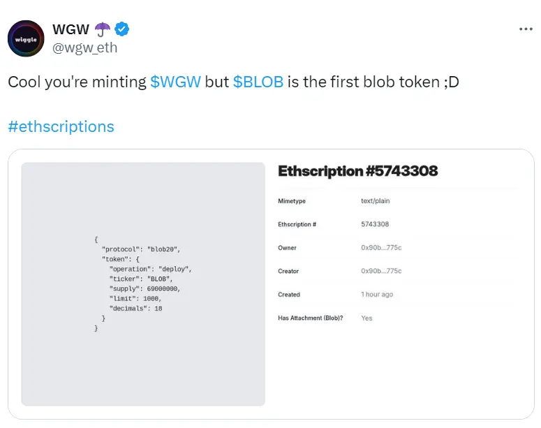 以太铭文又整新活，Blobscriptions 是什么？
