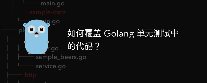 如何覆盖 Golang 单元测试中的代码?