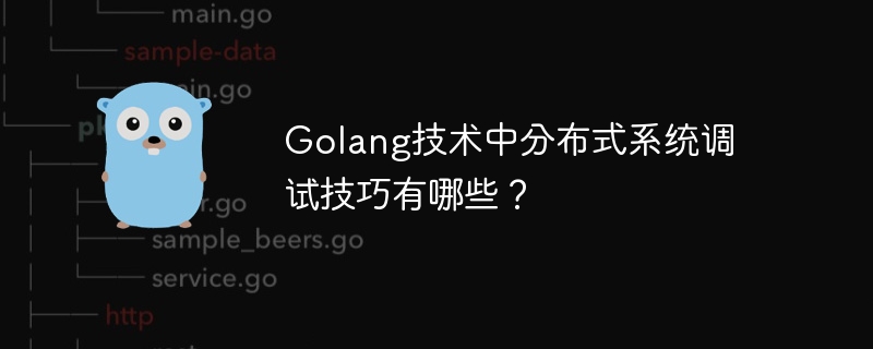 Golang技术中分布式系统调试技巧有哪些?