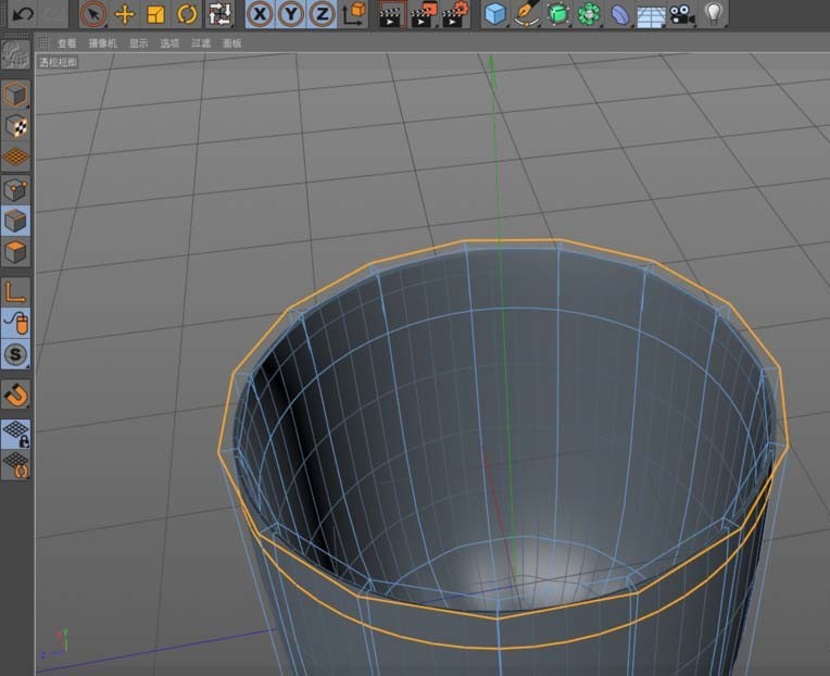 C4D建模杯子的操作教程