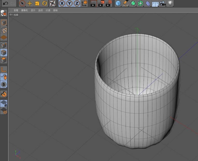 C4D建模杯子的操作教程
