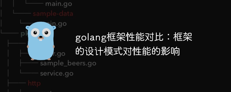 golang框架性能对比:框架的设计模式对性能的影响