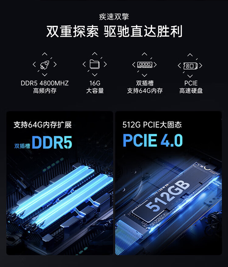 机械师曙光 15L 笔记本配置上新:i7-13620H + RTX4050 + 24G + 512G 售 5999 元