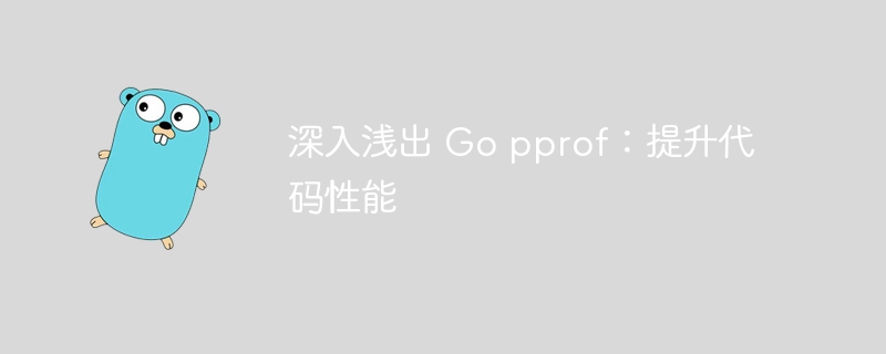 深入浅出 Go pprof:提升代码性能