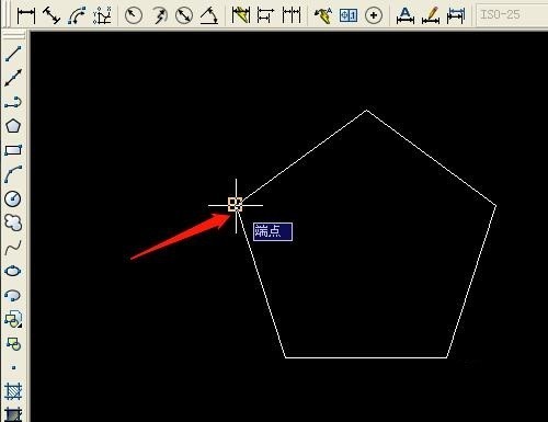 autocad2007怎么画五角星图形 autocad2007画图教程