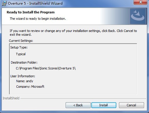 Overture软件的详细安装方法介绍