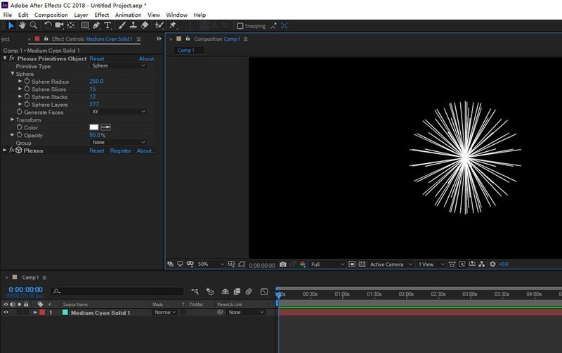 AE怎么制作中心射线效果_AE快速制作中心射线效果教程