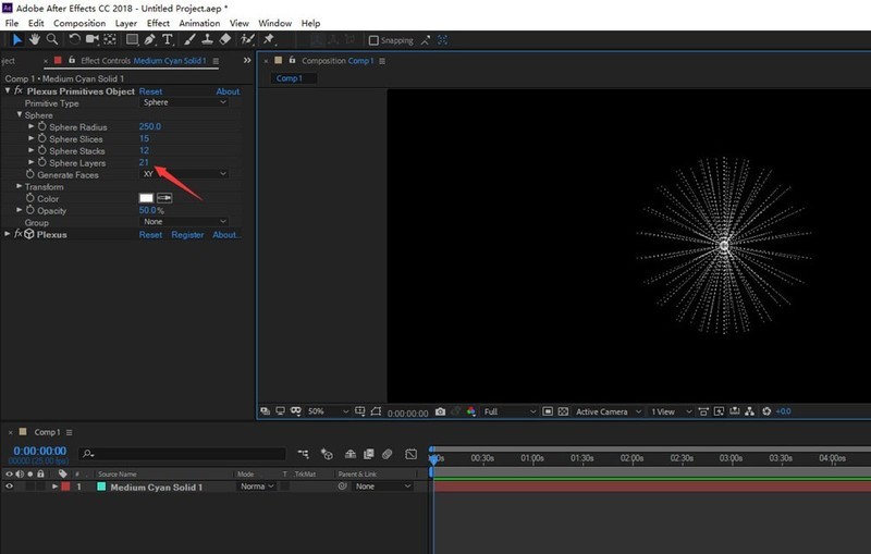AE怎么制作中心射线效果_AE快速制作中心射线效果教程