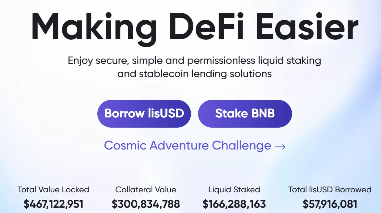 曾获 Binance Labs 1000 万美元融资，一文详解币安 Megadrop 第二期 LSDfi 项目 Lista