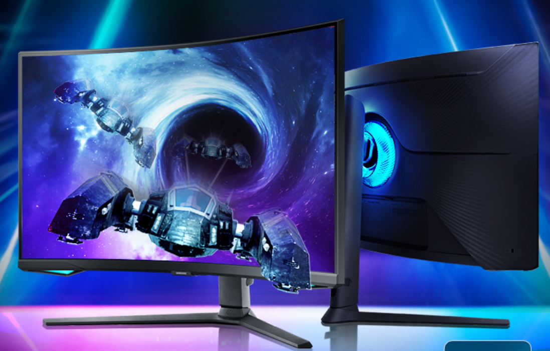 4K 165Hz + 1196 分区:三星 32 吋 Mini LED 曲面显示器 3461 元 3 期免息