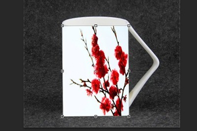 PS怎么给杯子贴图_几个步骤轻松实现