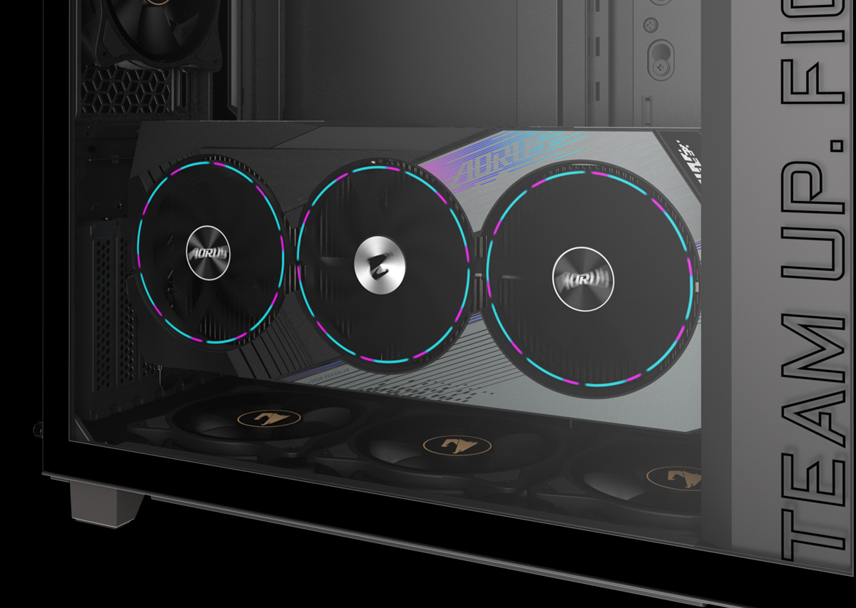 技嘉推出 AORUS C400 GLASS 机箱:40L 紧凑设计,预装 4 个 ARGB 风扇