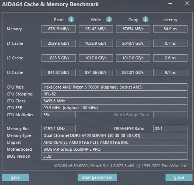 L1、L2 缓存带宽相比前代翻番,AMD 锐龙 5 9600X ES 工程版 AIDA64 测试曝光