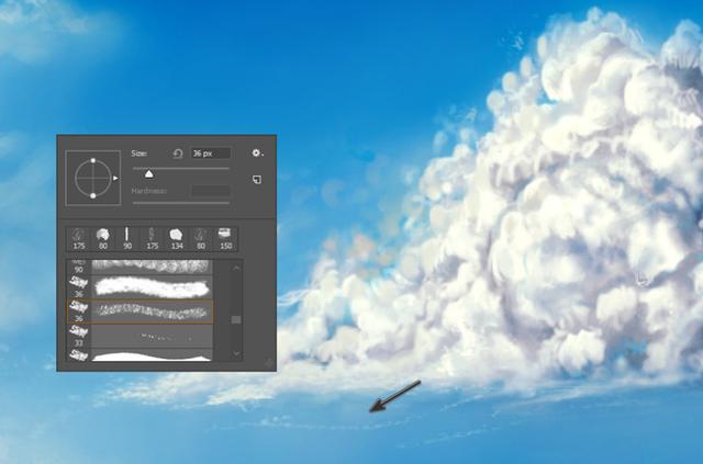 Photoshop怎样绘制蓬云彩 Photoshop绘制超级蓬松飘渺的云彩效果图