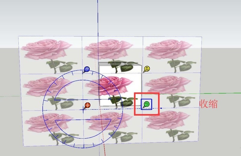 草图大师(SketchUp)调整材质贴图位置的详细操作步骤