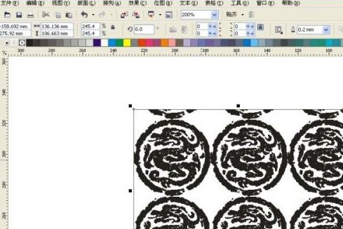 CorelDraw X4怎么使用图案填充 CorelDraw X4使用图案填充的方法