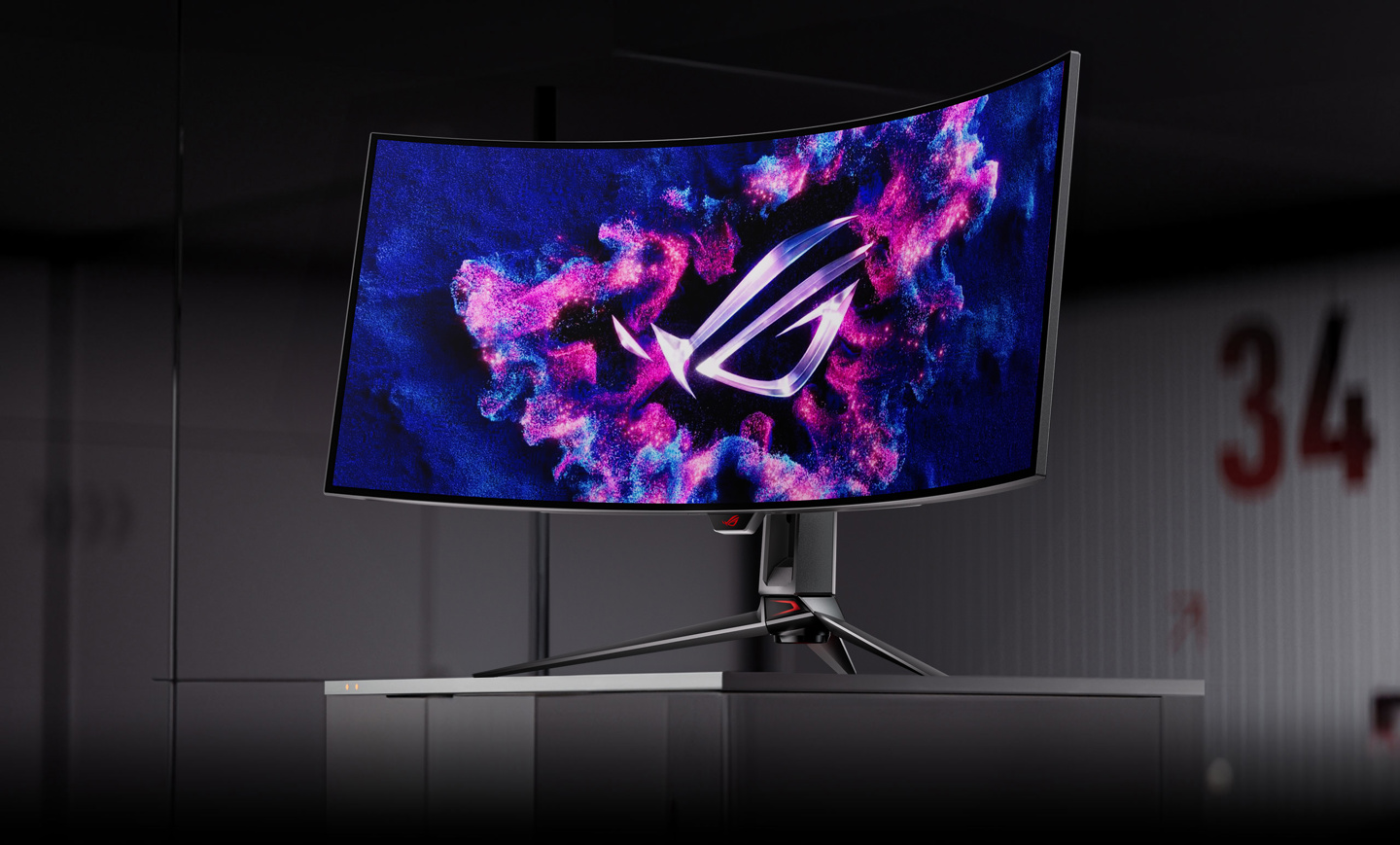 华硕 ROG PG39WCDM 39 英寸 OLED 曲面显示器发布:UWQHD 240Hz、800R 曲率