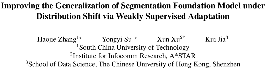 CVPR 2024 | 分割一切模型SAM泛化能力差?域适应策略给解决了