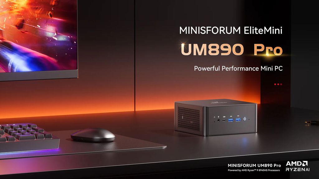 铭凡发布 UM890 Pro 迷你主机:AMD 锐龙 9 8945HS 处理器、双 2.5G 网口