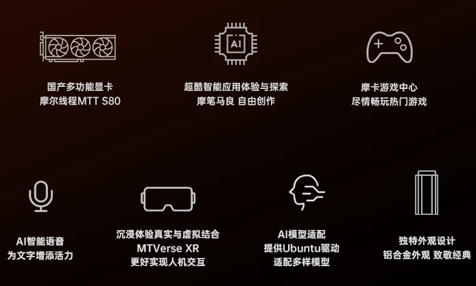 摩尔线程“智娱摩方”台式电脑主机配置上新：i5-14400F + MTT S80 国产显卡售 7099 元