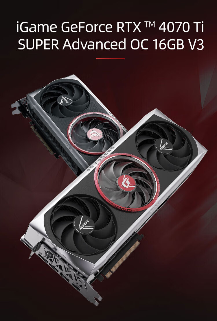 原版散热 + AD102 核心,七彩虹推出 iGame RTX 4070 Ti SUPER AD OC V3 显卡