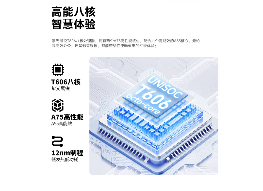 台电 P50 平板电脑发布:预装安卓 14 、紫光展锐 T606 处理器