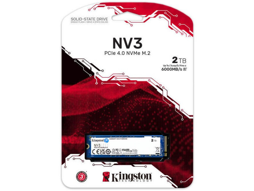 金士顿 NV3 固态硬盘实物图与详细参数曝光,预计下周发布