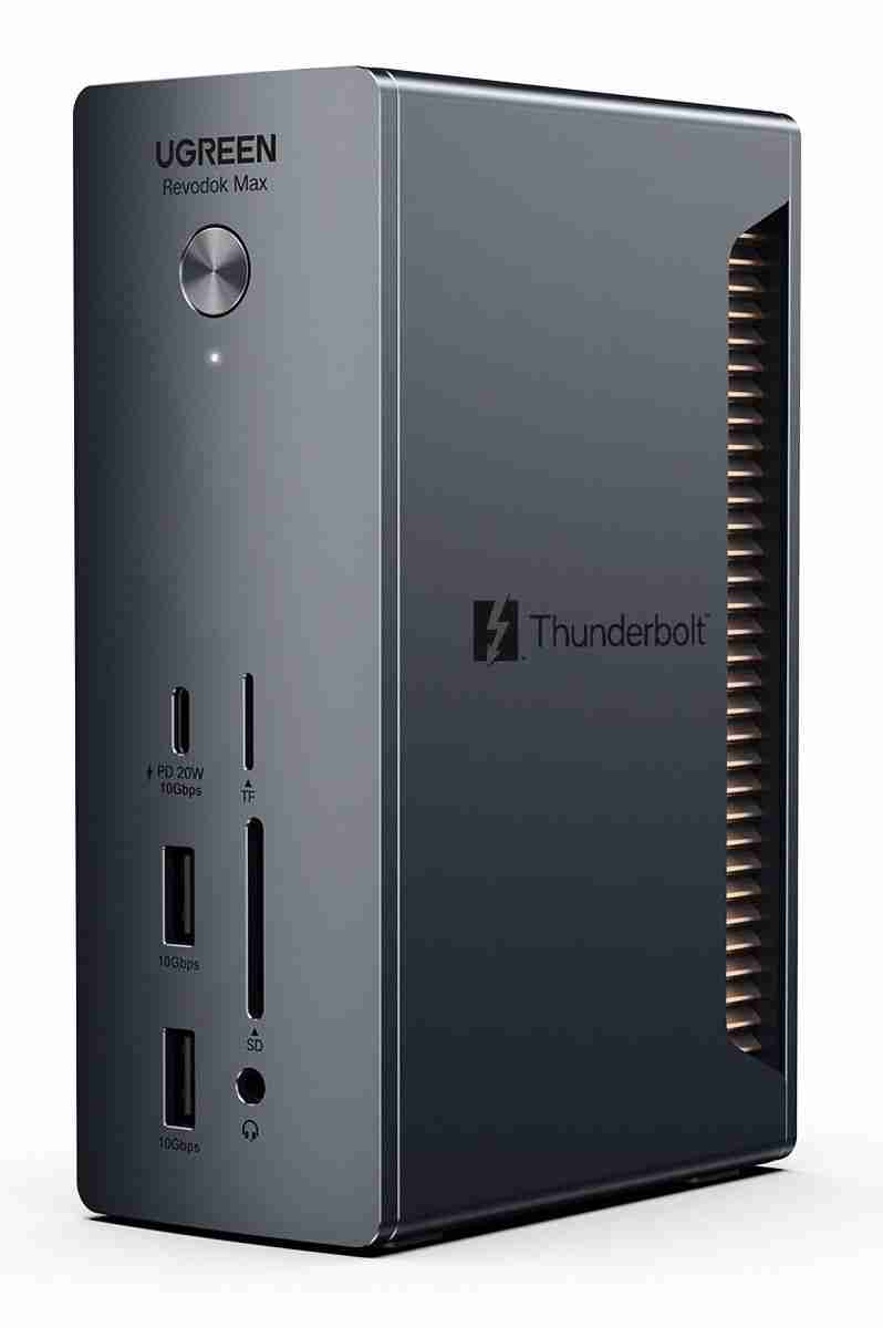 绿联 UGREEN 推出 Revodok Thunderbolt 5 扩展坞:双向峰值 80 Gbps / 单向最高 120 Gbps