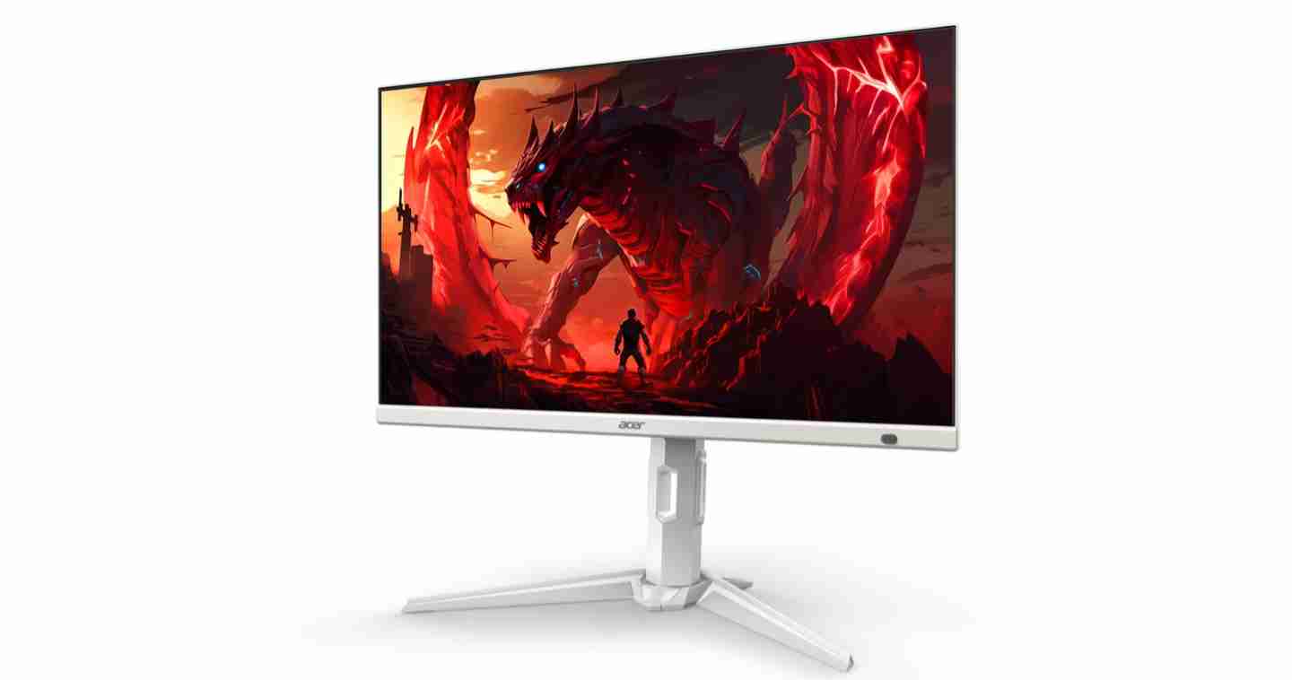 宏碁发布多款显示器:游戏系列刷新率最高 600Hz,智能显示器内置 WebOS