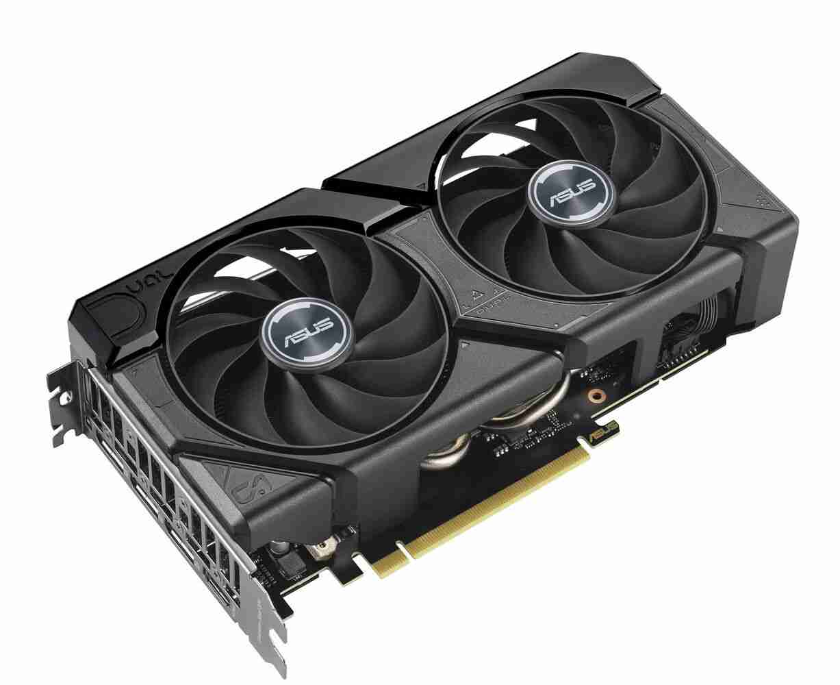 华硕推出 GDDR6 显存版 RTX 4070 显卡:2.5 槽厚、双风扇设计