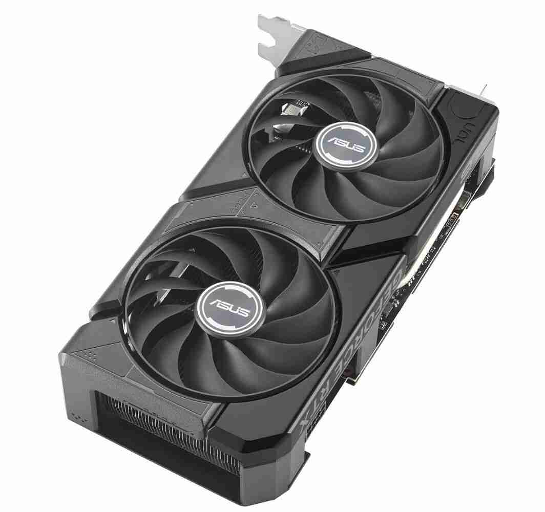 华硕推出 GDDR6 显存版 RTX 4070 显卡:2.5 槽厚、双风扇设计