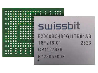 包含 BGA 封装和 pSLC 闪存型号，Swissbit 推出多款边缘用固态硬盘