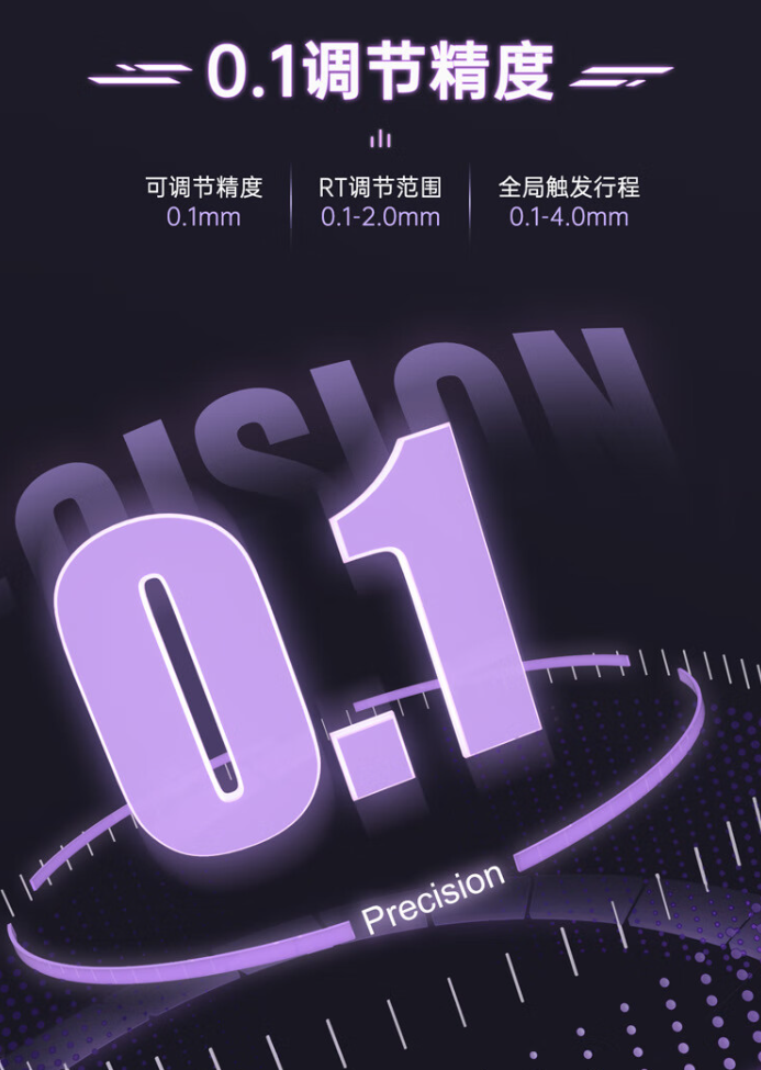 黑爵 AK820 磁轴版“黑莓粉”键盘上市:下灯位 RGB 背光、有线 8000Hz 回报率,249 元