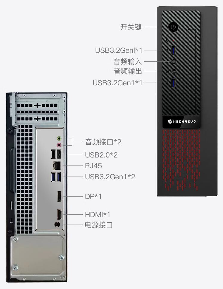 补贴直降 628 元,机械革命无界 M7s 台式电脑主机套装 2371 元(i7 13620H 处理器、含 23.8 英寸显示器)