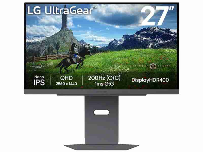 LG“27GS86Q”27 英寸显示器国行开售:2K 180Hz Nano IPS,2199 元起