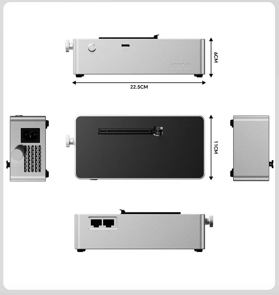 天钡 AG01 OCuLink 显卡坞 6 月 17 日开售：400W 电源、支持 TGX 热插拔，699 元