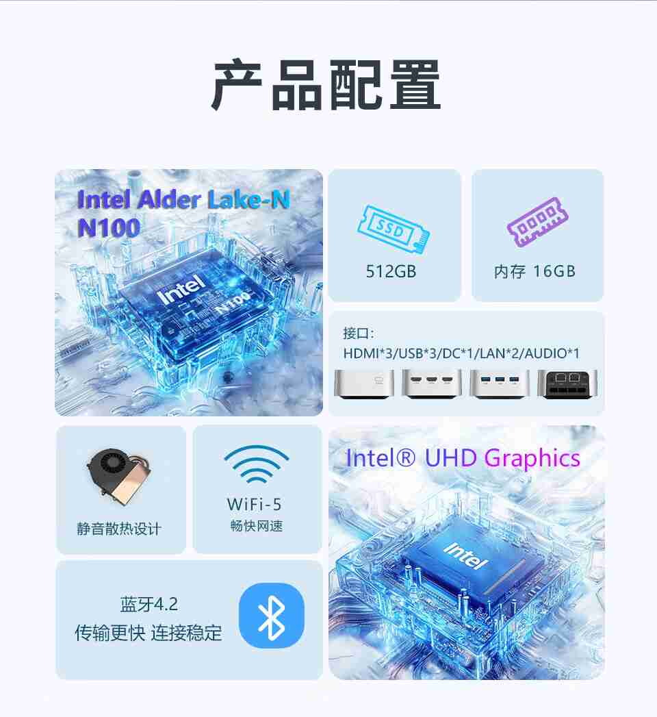 N100 + 双网口，联想异能者口袋迷你主机 699 元起新低