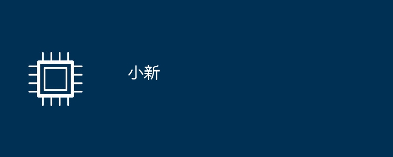 小新