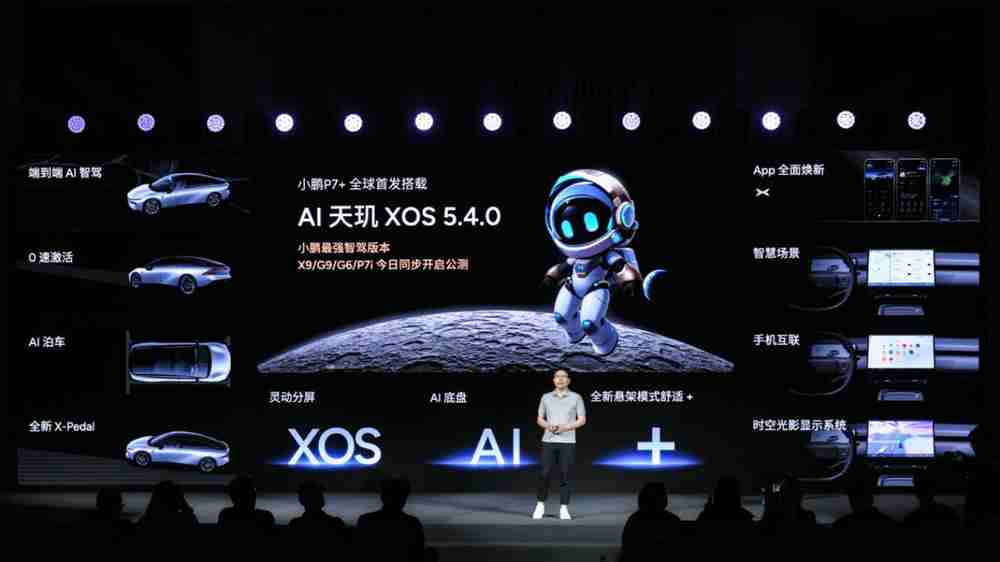 云端大模型加持、首发搭载AI天玑5.4.0,小鹏P7+将成30万内最强智驾轿车