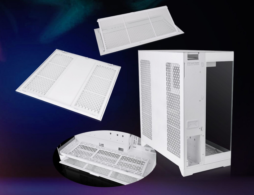 曜越发布 CTE E550 TG 中塔机箱,前左后三面强化玻璃面板