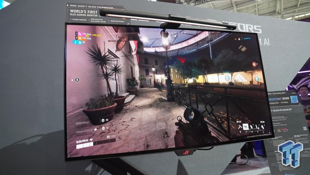 号称“全球首款双模游戏显示器”,华硕展示 PG32UCDP:可切换 4K 240Hz / 1080p 480Hz