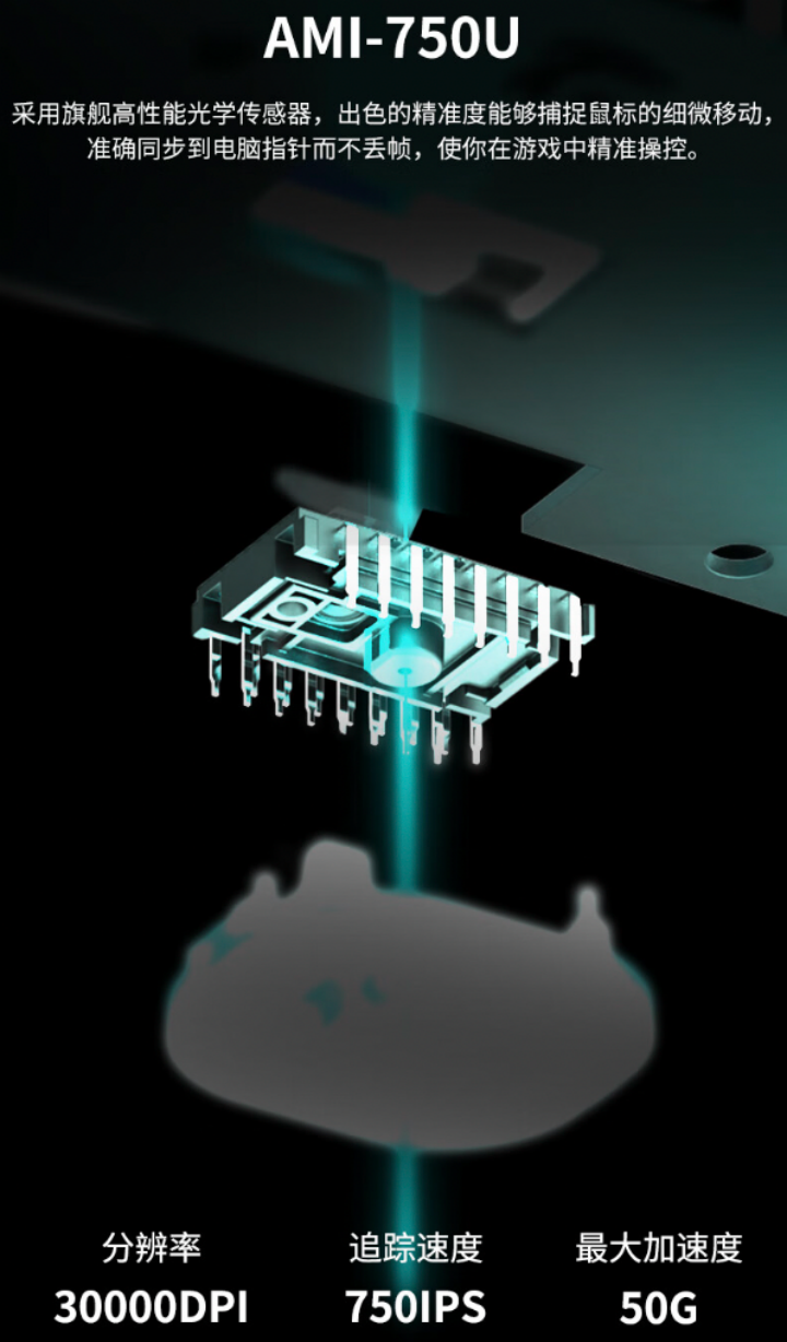 达尔优发布 A950 新品鼠标预告：星闪技术、35g 轻量化设计