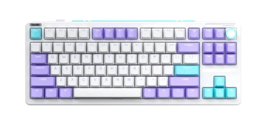 ILOVBEE B87 客制化三模键盘知速轴开售：三模连接、全键热插拔，299 元