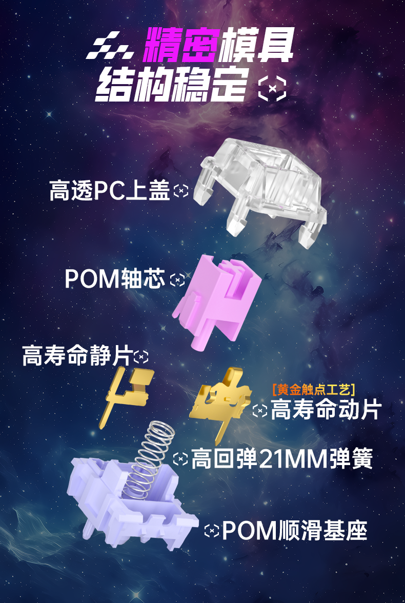 ILOVBEE B87 客制化三模键盘知速轴开售：三模连接、全键热插拔，299 元