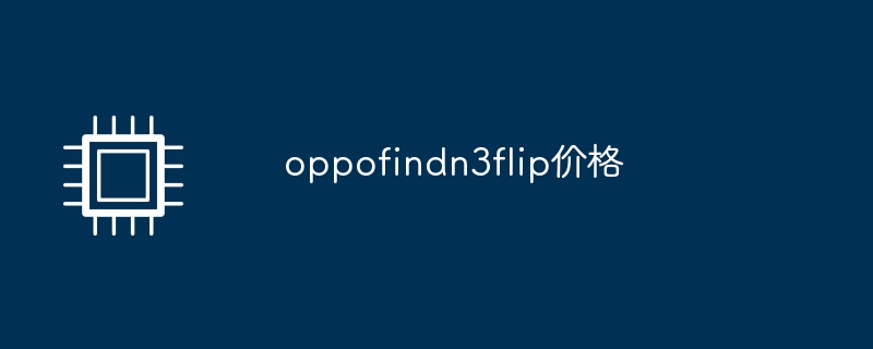 oppofindn3flip价格