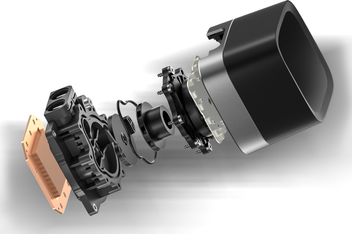 冷头 14×14 点阵屏搭配光环,九州风神推出冰阵 LP 系列一体式水冷散热器