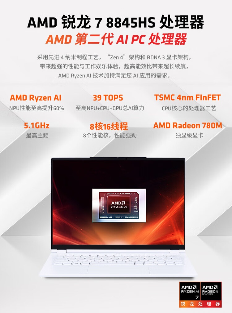 机械革命 2024 款无界 14X 暴风雪笔记本开售：R7-8845HS + 32G + 1T 售 4499 元